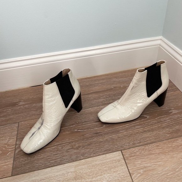 Rag and bone white patent leather booties - Picture 3 of 8
